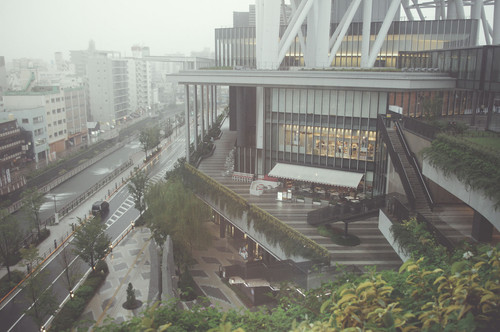 a building with a walkway and trees.jpg
