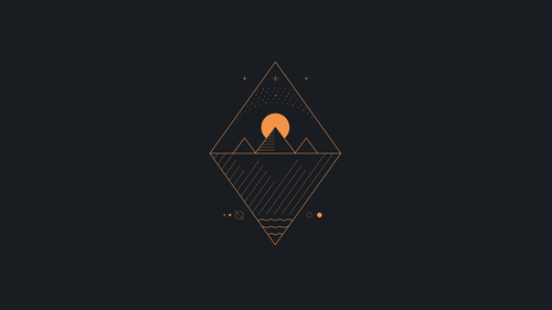 a logo of mountains and sun.png