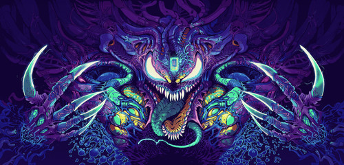 a purple and blue monster with sharp teeth.jpg