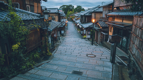a street with buildings and a street light.jpg