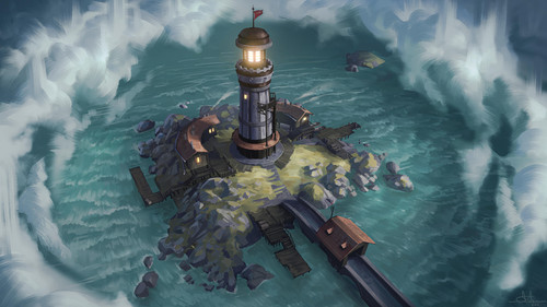 a tower on a small island.jpg