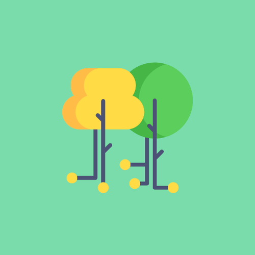 a yellow and green trees.png