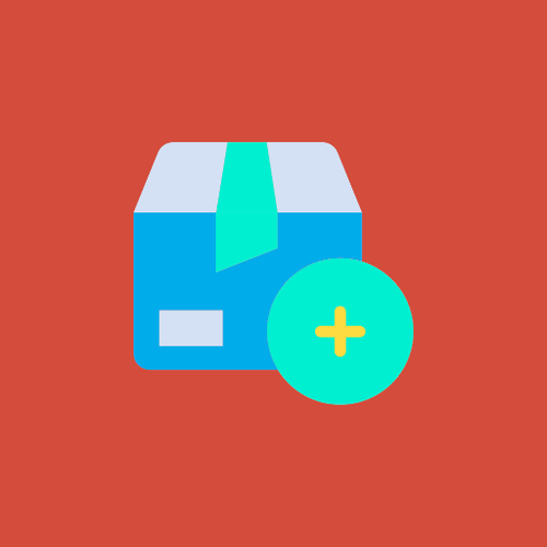 a blue box with a green tie and a green circle with a plus.png