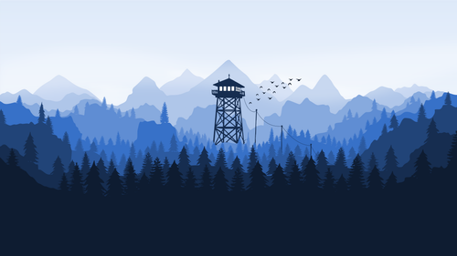a tower in a forest.png