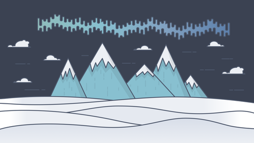 a cartoon of mountains and snow.png