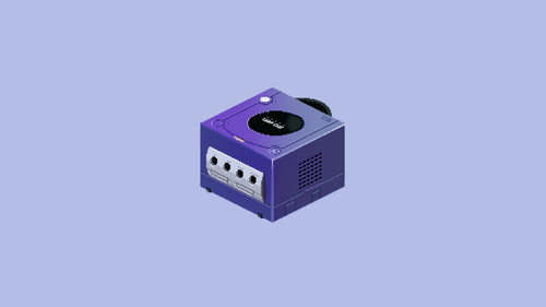 a purple cube with a black circle and buttons.jpg
