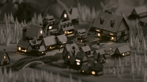 a small town with many houses.png