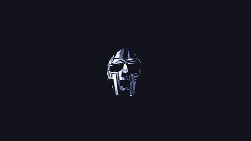 a silver metal mask with a black background.png