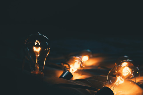 a group of light bulbs on a blanket.jpg