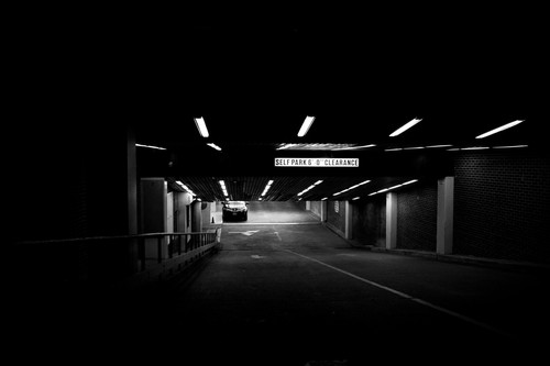 a car in a parking garage.jpg