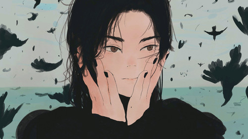 a cartoon of a woman with her hands on her face.jpg