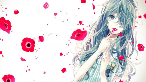 a cartoon of a woman with long hair and flowers.jpg