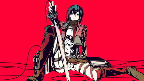 a cartoon of a woman sitting on a red background.jpg