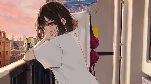 a girl with short brown hair and white shirt.jpg