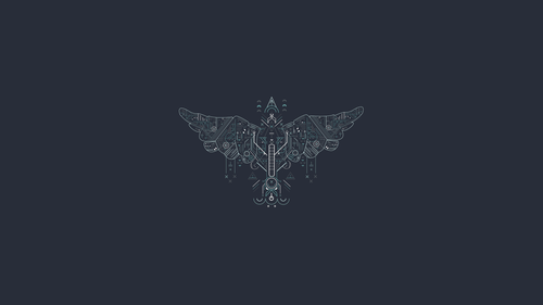 a graphic design of a bird.png