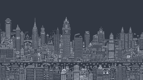 a city skyline with many tall buildings.png