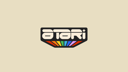 a logo with a rainbow colored design.png