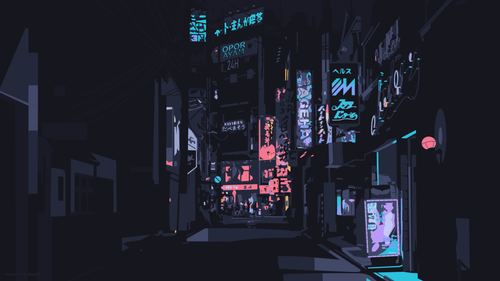 a street with signs and lights 01.png
