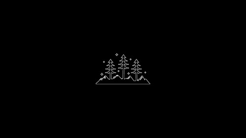 a white line drawing of trees and mountains.jpg