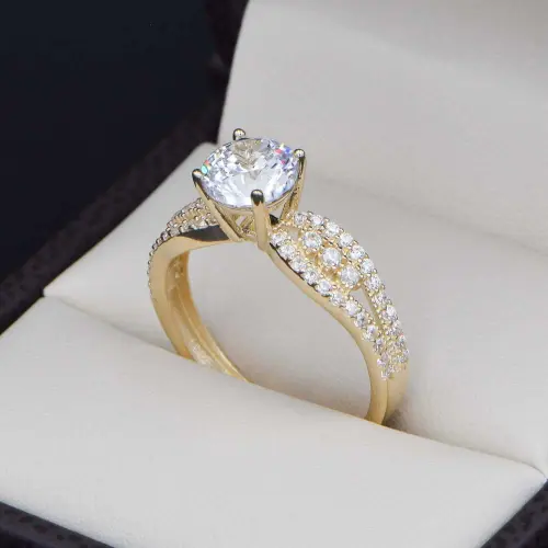 Anillo Compromiso Oro 14k Zirconias Joyeria Alahas Soloz 284.webp