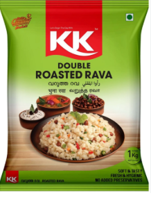 KK Double Roasted Rava,1Kg