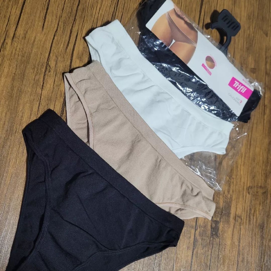 Kit 6 Calcinha Feminina Biquini Em Poliamida Leve Trifil