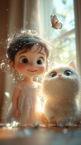 surajarts A 3D animation style cute little baby girl smiling ha f58710e7 877f 4aa8 bc36 59eb33bed0b9.jpg