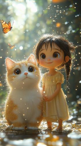 surajarts a 3d animation style cute little girl with big eyes w 85ed4118 3ffe 4442 a05d 1f39ff8b981b.jpg