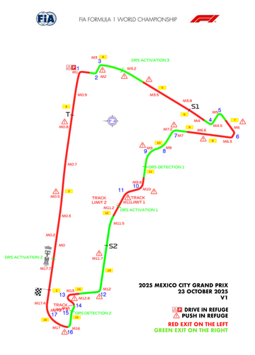 [Mexico City GP]Doc 3 Event Notes Circuit Map, Pit Lane Drawing, Emergency Exits Map and Quarantine .png