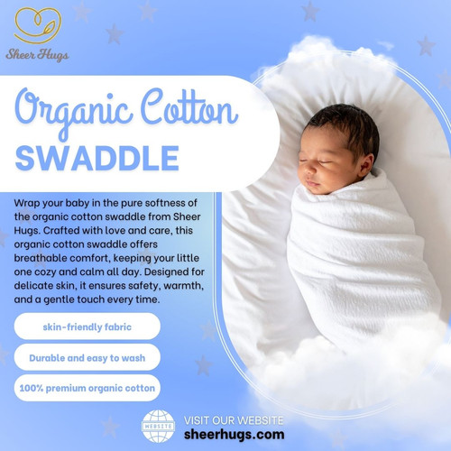 Organic Cotton Swaddle | Sheer Hugs.jpg