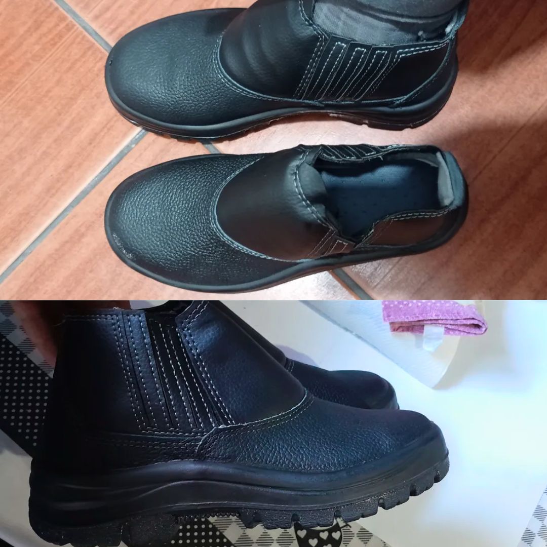 Bota Botina Segurança Trabalho Marluvas Bico Pvc Epi Ca