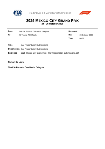 [Mexico City GP]Doc 7 Car Presentation Submissions page 1.2