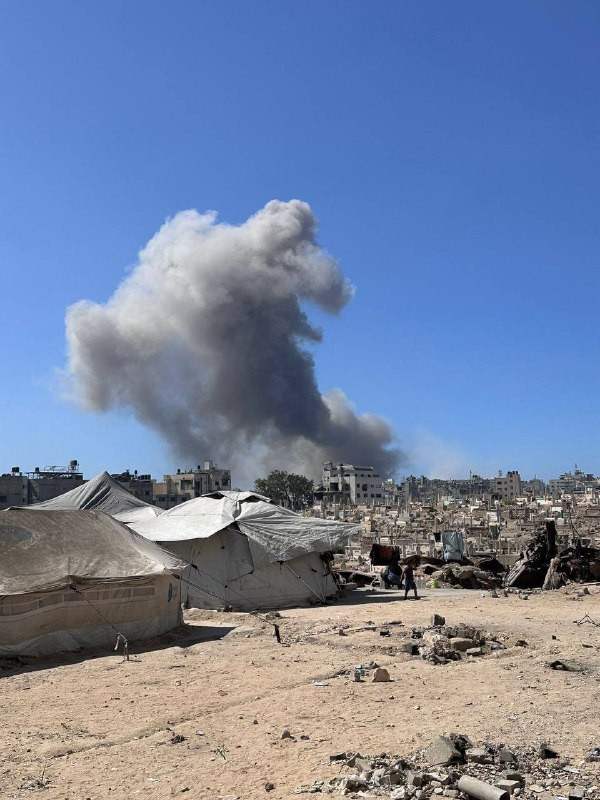 قوات الاحتلال تواصل القصف على مدينة غزة...