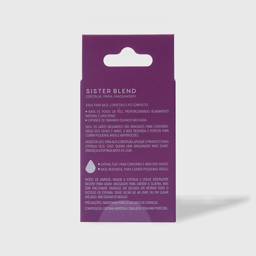 SISTER BLEND OCEANE ESPONJA DE MAQUIAGEM.AZUL foto 3.png