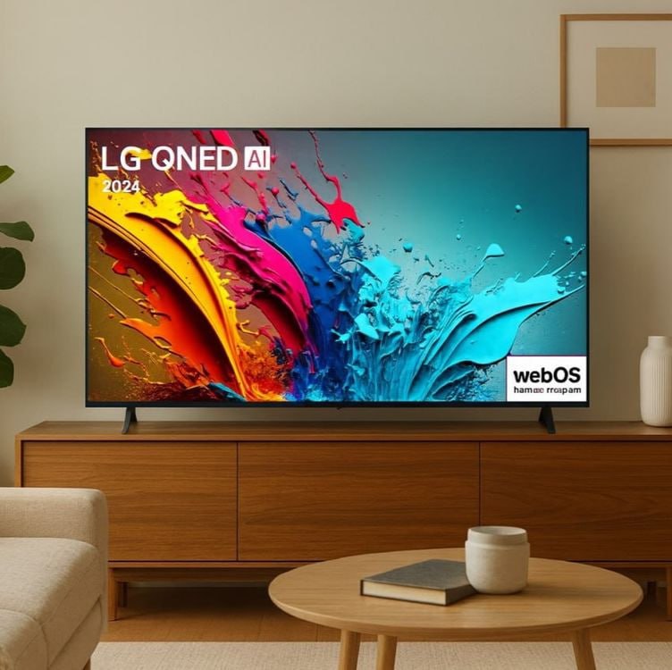 Smart TV 4K 50″ LG QNED 50QNED85T Processador α8 AI Painel 120Hz Local Dimming Design Super Slim FreeSync webOS 24