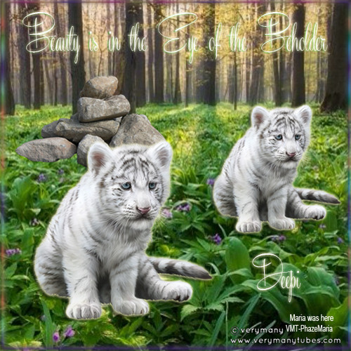 Deepi White Tiger Beauty