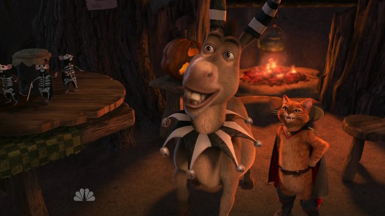 Donkey and Puss in Boots scared shrekless disneyscreencaps.com 218