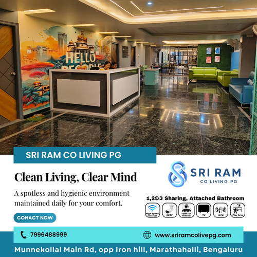 Cleanliness is not just routine it’s a lifestyle at Sri Ram PG Colive..png