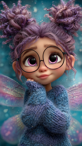 surajarts a beautiful cute baby purple fairy smiling happily wi 6a496258 d037 40e8 af8c f6784c7c8c85.jpg