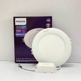 den downlight am tran sieu mong led philips dl262 ec rd d125 9w 6500k 720lm kich thuoc 145x18mm