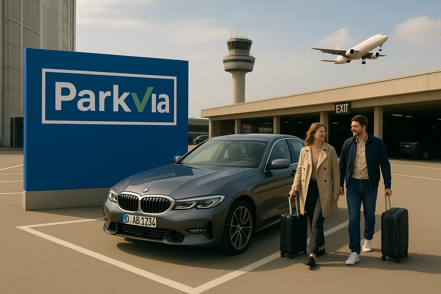 Parkvia Valet-Service am Düsseldorfer Flughafen (DUS)