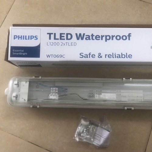 mang den led chong tham philips essential smartbright tled waterproof philips wt069c se 2xtled bare 