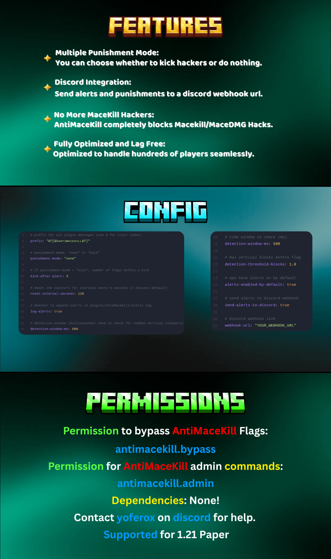 AntiMacekill [Anticheat] | SpigotMC - High Performance Minecraft Software