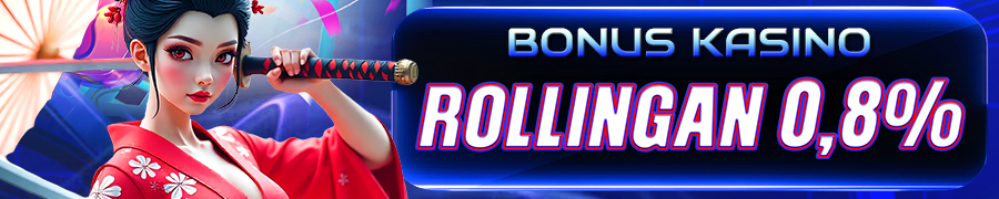VENUS4D Bonus Rollingan Casino 0,8%