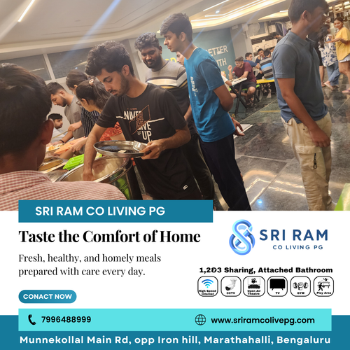 Enjoy wholesome meals every day at Sri Ram PG Colive..png