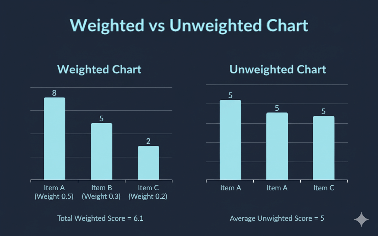 Weighted vs. Unweighted2