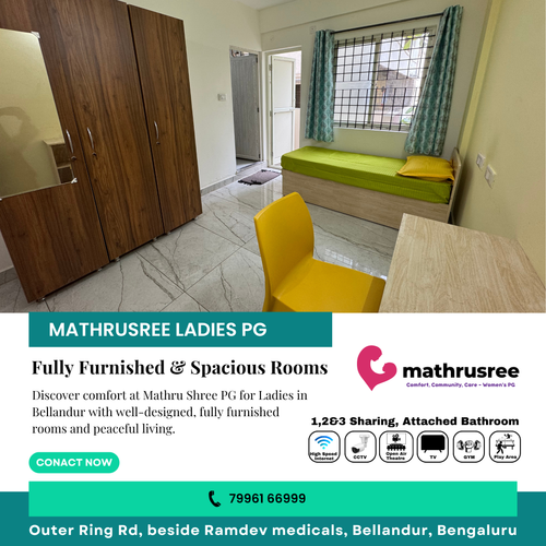 Looking for a spacious ladies PG in Bellandur?