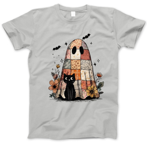 Photograph of four blank t-shirts greys beige and army green. Clipping path included. Ready for your.jpg