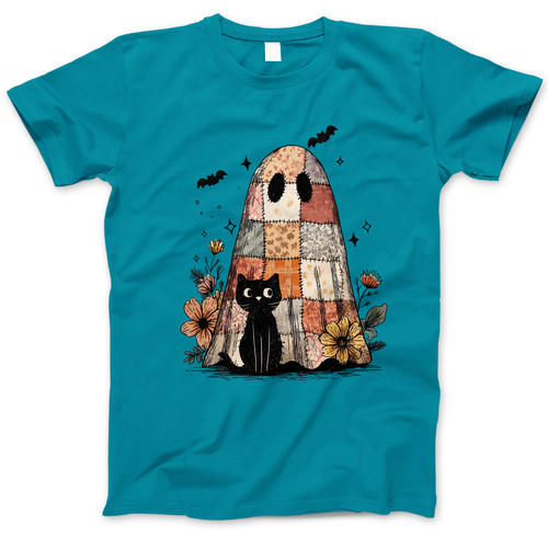 Photograph of four blank t-shirts greys beige and army green. Clipping path included. Ready for your.jpg