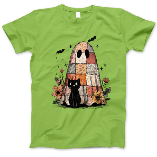 Photograph of four blank t-shirts greys beige and army green. Clipping path included. Ready for your.jpg